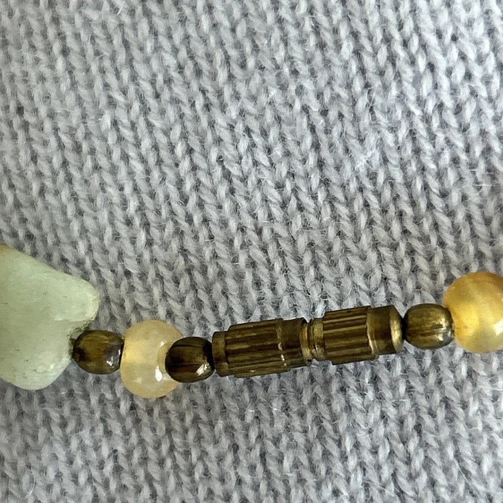 Vintage Tumbled Agate Necklace 30